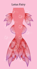 Load image into Gallery viewer, Lotus Fairy swimmable mermaid tail