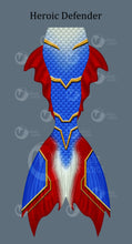 Load image into Gallery viewer, Heroic Defender swimmable mermaid tail