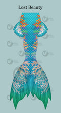 Load image into Gallery viewer, Lost Beauty swimmable mermaid tail
