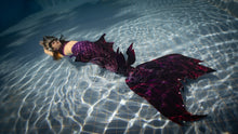 Load image into Gallery viewer, Nightwalker swimmable mermaid tail