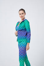 Load image into Gallery viewer, Scale Print Hooded Jacket