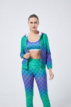 Load image into Gallery viewer, Scale Print Hooded Jacket