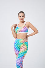 Load image into Gallery viewer, Scale Print Sports Bra
