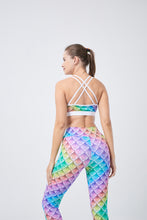 Load image into Gallery viewer, Scale Print Sports Bra