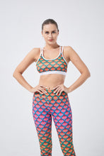 Load image into Gallery viewer, Scale Print Sports Bra
