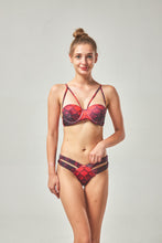 Load image into Gallery viewer, Autumn Foliage balconette swim top