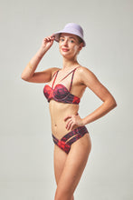 Load image into Gallery viewer, Autumn Foliage balconette swim top