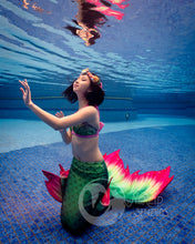 Load image into Gallery viewer, Spring Blossom triangle bikini top