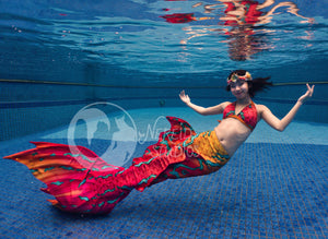 Summer Indulgence swimmable mermaid tail [NEW FABRIC]