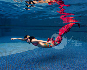 Summer Indulgence swimmable mermaid tail [NEW FABRIC]