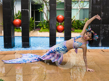 Load image into Gallery viewer, Winter Mirage triangle bikini top