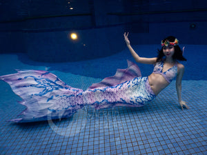 Winter Mirage swimmable mermaid tail [NEW FABRIC]