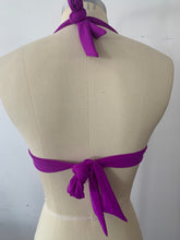 Load image into Gallery viewer, Rainbow Mayhem triangle bikini top