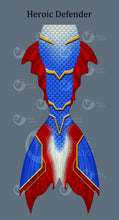 Load image into Gallery viewer, Heroic Defender swimmable mermaid tail
