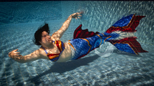 Heroic Defender swimmable mermaid tail