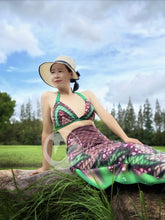 Load image into Gallery viewer, [NSxMC] Mushroom Forest triangle bikini top

