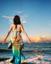 Load image into Gallery viewer, Solar Surfer swimmable mermaid tail
