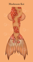 Load image into Gallery viewer, [NSxMC] Mushroom Koi swimmable mermaid tail
