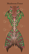 Load image into Gallery viewer, [NSxMC] Mushroom Forest swimmable mermaid tail
