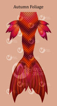 Load image into Gallery viewer, Autumn Foliage swimmable mermaid tail [NEW FABRIC]
