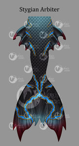 Stygian Arbiter swimmable mermaid tail
