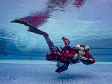 Load image into Gallery viewer, Acid Malevolence swimmable mermaid tail

