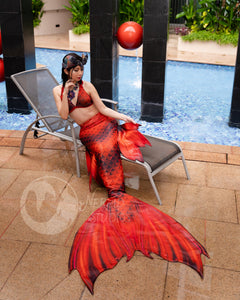 Autumn Foliage swimmable mermaid tail [NEW FABRIC]