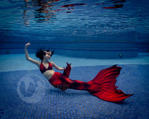 Autumn Foliage swimmable mermaid tail [LEGACY FABRIC]