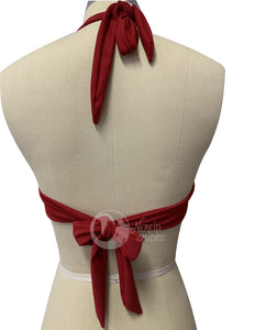 Autumn Foliage triangle bikini top