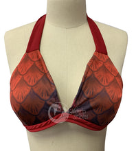 Load image into Gallery viewer, Autumn Foliage triangle bikini top
