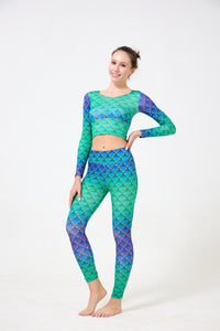 Scale Print Leggings