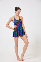 Load image into Gallery viewer, Scale Print Mini Halter Dress
