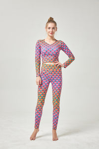 Scale Print Leggings