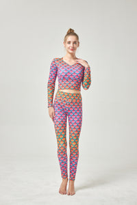 Scale Print Leggings