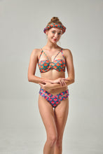 Load image into Gallery viewer, Scale Print Balconette Swim Top
