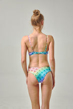 Load image into Gallery viewer, Scale Print Balconette Swim Top
