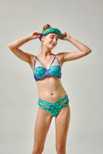 Load image into Gallery viewer, Scale Print Balconette Swim Top
