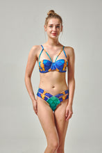 Load image into Gallery viewer, Jewel Goby balconette swim top
