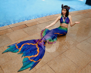 Jewel Goby swimmable mermaid tail [NEW FABRIC]