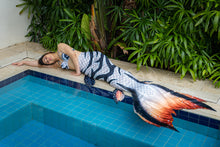 Load image into Gallery viewer, Monochrome Cardinal swimmable mermaid tail
