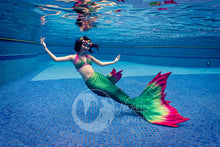 Load image into Gallery viewer, Spring Blossom swimmable mermaid tail [LEGACY FABRIC]

