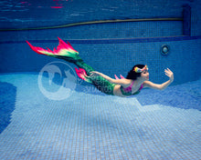 Load image into Gallery viewer, Spring Blossom swimmable mermaid tail [LEGACY FABRIC]
