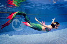Load image into Gallery viewer, Spring Blossom swimmable mermaid tail [LEGACY FABRIC]
