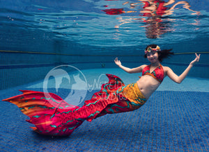 Summer Indulgence swimmable mermaid tail [LEGACY FABRIC]