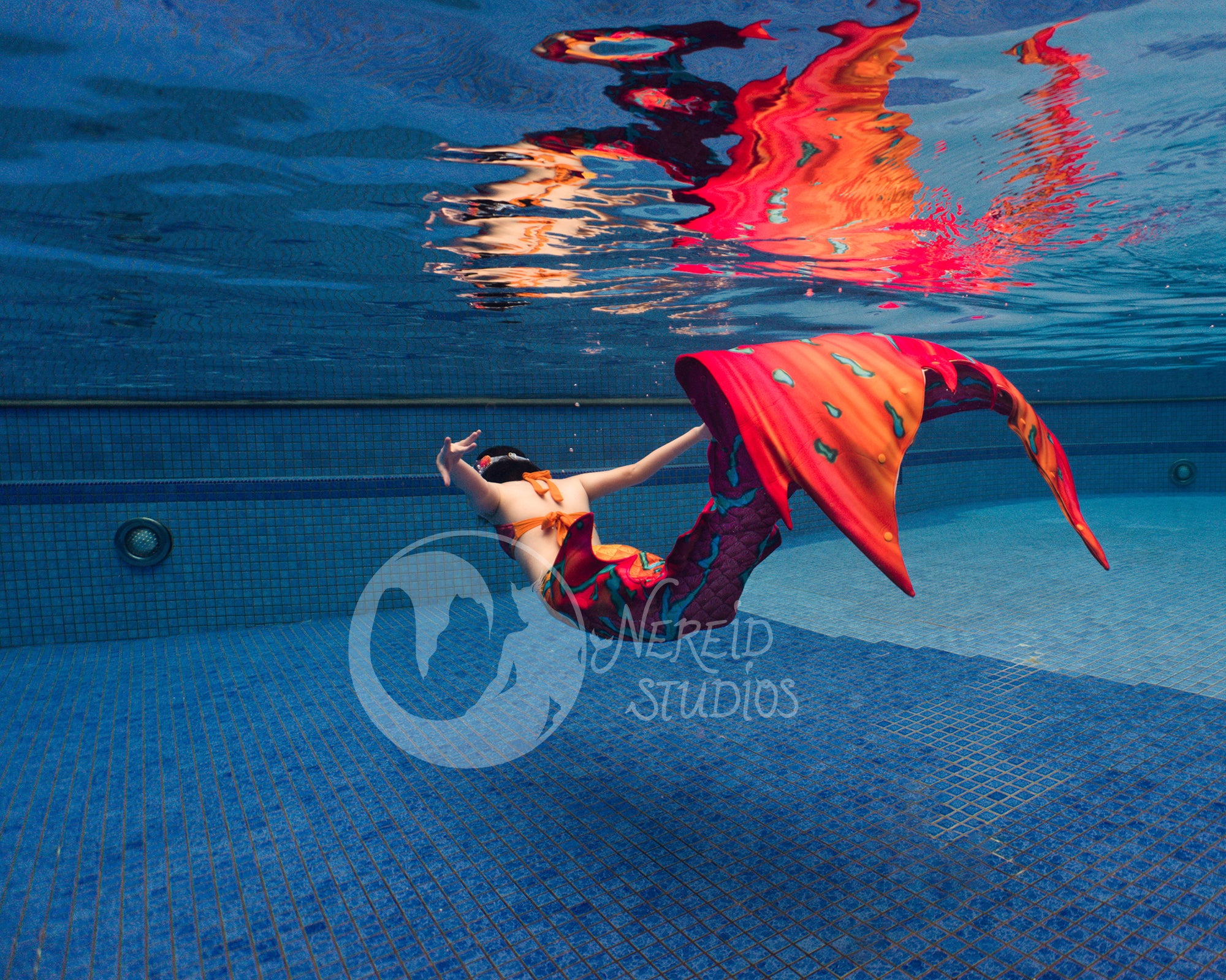 Summer Indulgence swimmable mermaid tail [LEGACY FABRIC]