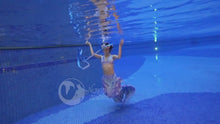 Load and play video in Gallery viewer, Winter Mirage swimmable mermaid tail [LEGACY FABRIC]

