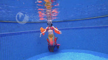 Load and play video in Gallery viewer, Summer Indulgence swimmable mermaid tail [LEGACY FABRIC]
