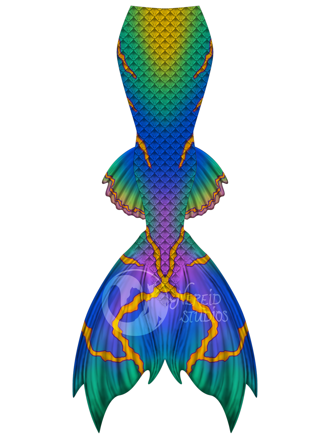 Jewel Goby swimmable mermaid tail [LEGACY FABRIC]