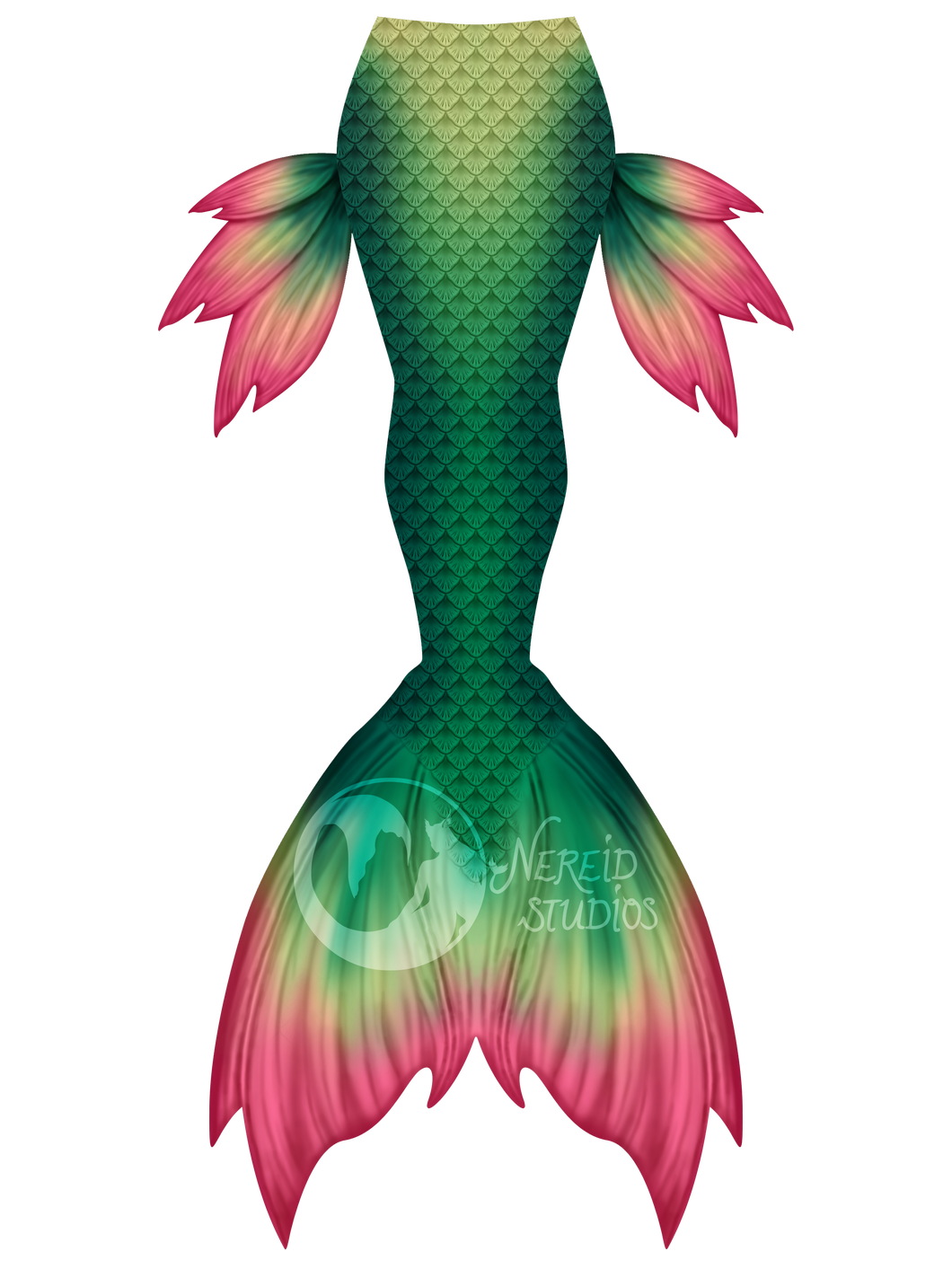 Spring Blossom swimmable mermaid tail [LEGACY FABRIC]