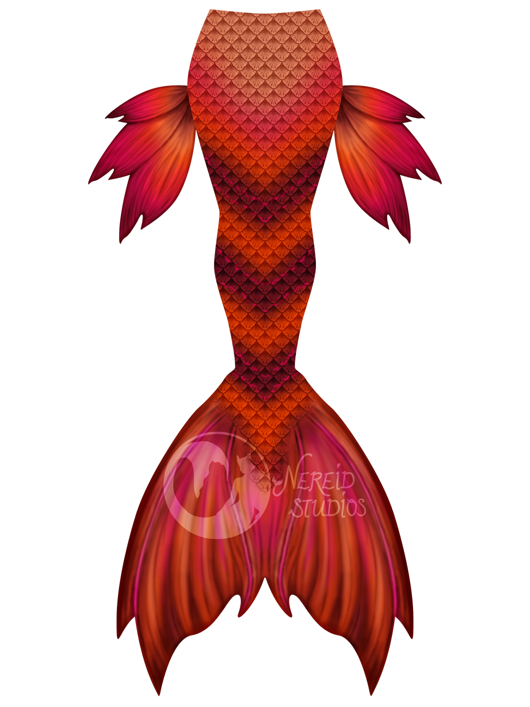 Autumn Foliage swimmable mermaid tail [LEGACY FABRIC]